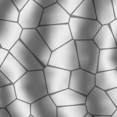 mit Perlin gemischt: Marmor